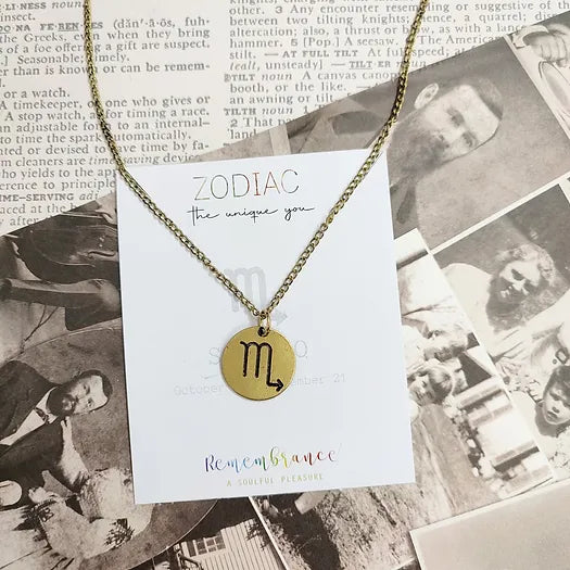 Scorpio Zodiac Pendant