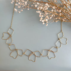 Half Flower Necklace