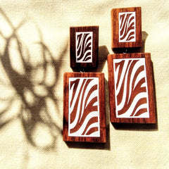 Animalia Echo Zebra Earrings