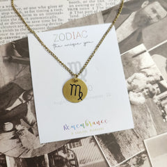 Virgo Zodiac Pendant