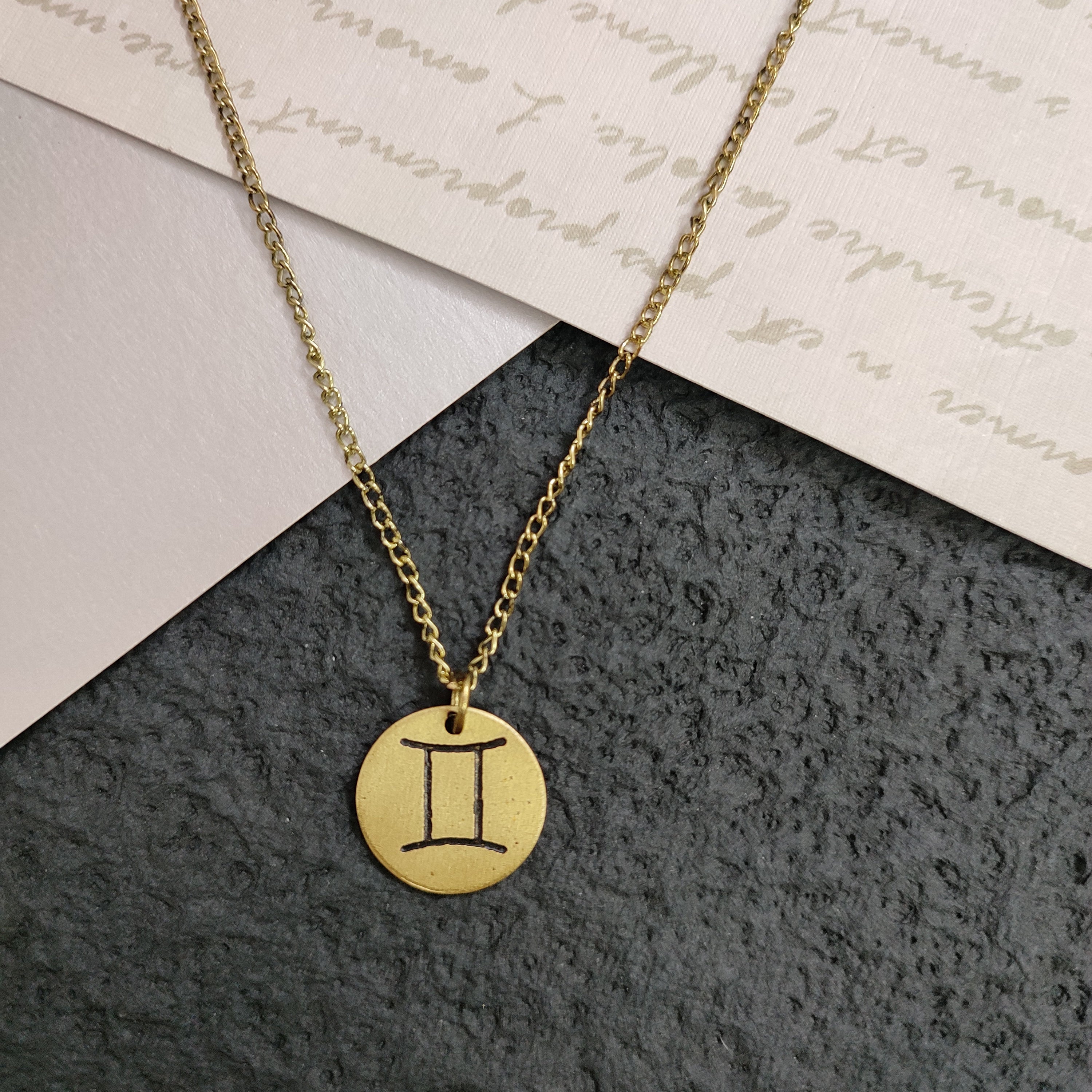 Gemini Zodiac Pendant