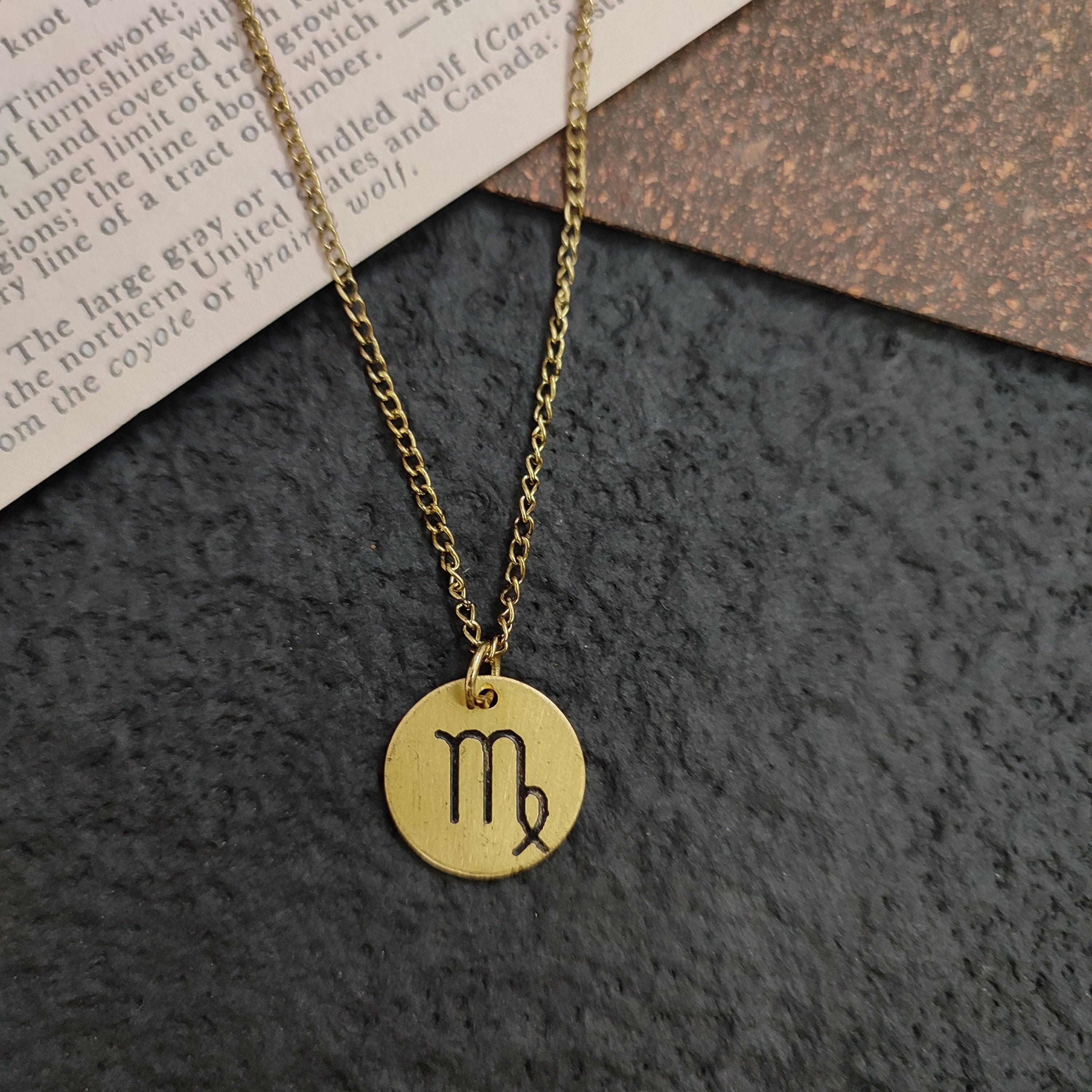 Virgo Zodiac Pendant