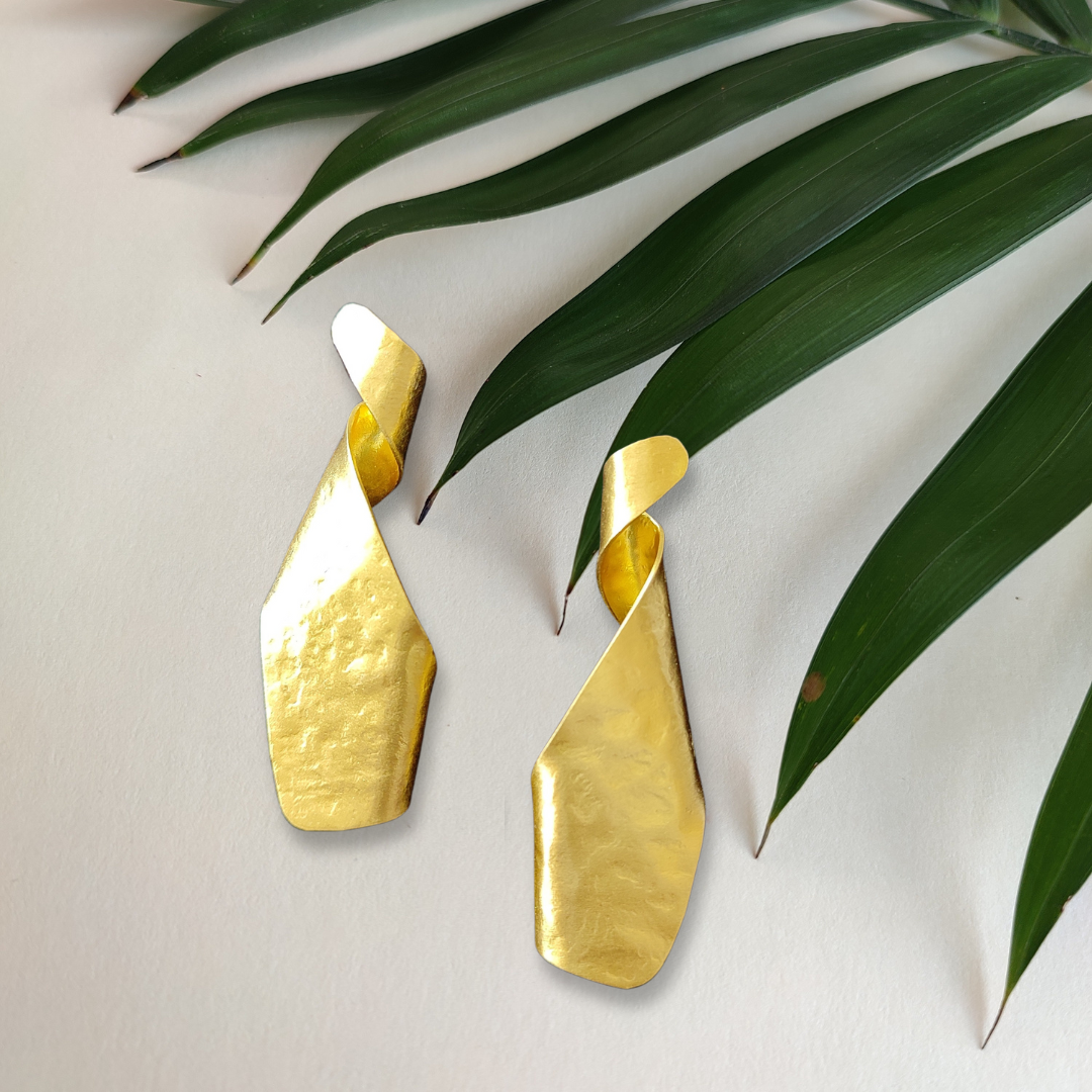 Entangled Leaf Earrings